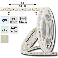 LED pásek SMD5050 studeně bílý, 72LED/m,