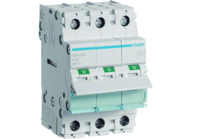 HAGER Spínač SBN340 40A 3P