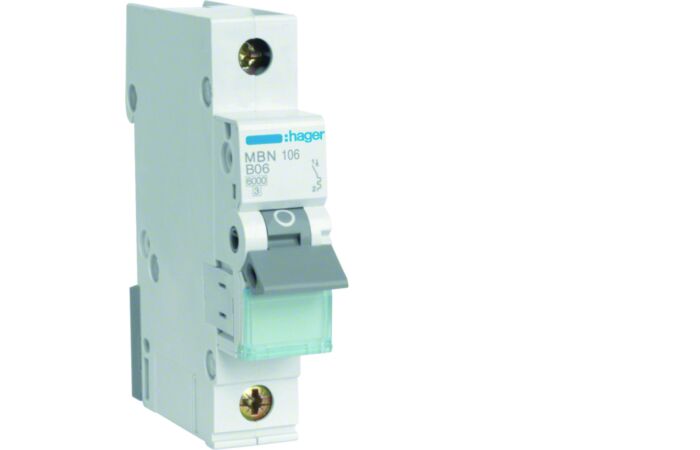 HAGER Jistič 6B/1 MBN106 6kA