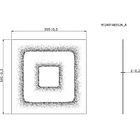 RC159Z Deco Double Square W60L60