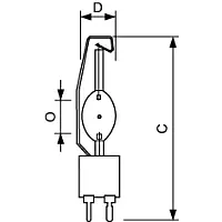 MASTER MHN-SE 2000W/956 GX22 400V HO UNP
