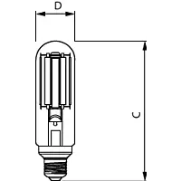 MASTER LED SON-T UE M 4Klm 19W 740 E27