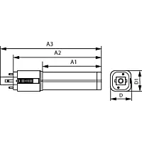 CorePro LED PLC 360D 8.9W 3CCT 2P G24d
