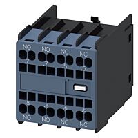 SIEMENS Blok pomocných kontaktů 22U, 2 NO + 2 NC, proudové dráhy: 1 NO, 1 NO, 1 NC, 1 NC