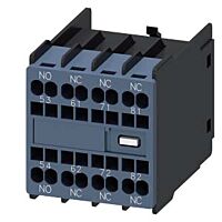 SIEMENS Blok pomocných kontaktů, 1 NO + 3 NC kontakty, proudová dráha 1 NO, 1 NC, 1 NC, 1 NC, pro pomocné stykač, S00
