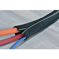 HELLERMANNTYTON Opletení Twist-In-FR 08 PET BKIDWH 100