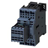 SIEMENS Stykač AC-3, 25A/11kW/400V, 3pólový, DC 110V, 2 NO + 2 NC, pružinová svorka