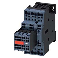 SIEMENS Stykač AC-3, 25A/11kW/400V, 3pólový, AC 110V/50Hz 120V/60Hz 2 NO + 2 NC, pružinová svorka