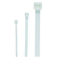 CIMCO Vázací páska bílá se štítkem 200 x 2,5 mm (100 ks)