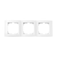 Rámeček LOGI 02-1530-002 troj.verti.bílý