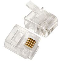 LEXI-NET Konektor RJ 11-6/4 Cat.3 vidlice
