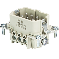 WIELAND Díl 70.310.0640.0 500V 16A pro konektor 6-pólový+PE vidlicový