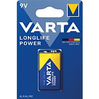 VARTA Baterie ALKALINE LONLIFE POWER 9V blistr 1ks