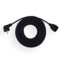 ELGOTECH Přívod prodlužovací  30m 1zásuvka-spojka 250V/16A IP20 černá (H05RR-F 3x1,5)