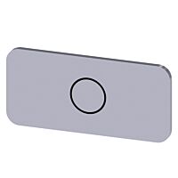 SIEMENS Štítek popisný 12,5 x 27 mm, štítek stříbrný, symbol: O*