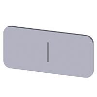 SIEMENS Štítek popisný 12,5 x 27 mm, štítek stříbrný, symbol: I*