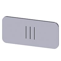 SIEMENS Štítek popisný 12,5 x 27 mm, štítek stříbrný, symbol: III*