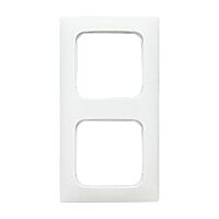 ABB REFLEX SI Rámeček 2CKA001725A1495 dvojnásobný, pro kanálové rozvody, pro vodorovnou i svislou montáž, alpská bílá