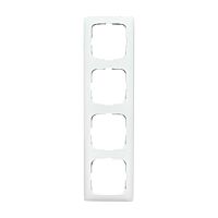 ABB REFLEX SI Rámeček 2CKA001725A1497 čtyřnásobný, pro kanálové rozvody, pro vodorovnou i svislou montaž, alpská bílá