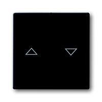 ABB FUTURE Ovladač 2CKA001751A2934 spínače žaluziového kolébkového, dělený, s potiskem, antracitová, 1785 JA-81