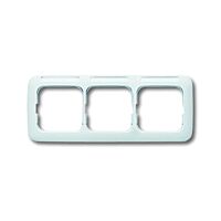 ABB REFLEX SI Rámeček 2CKA001754A3732 s popisovým polem, trojnásobný, vodorovný, alpská bílá