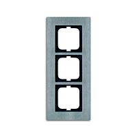 ABB SOLO Rámeček 2CKA001754A4256 trojnásobný, pro vodorovnou i svislou montáž, ušlechtilá ocel