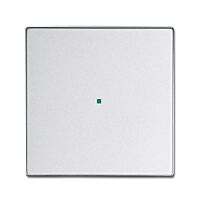 ABB Kryt 2CKA006220A0138 1násobný, bez potisku; hliníková stříbrná; SR-1-83