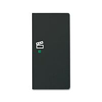 ABB Kryt 2CKA006220A0630 2násobný pravý, symbol „scény“; mechová černá; SRS-2-R-885