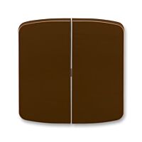 ABB TANGO Ovladač 3558A-A652 H spínače dělený, hnědá