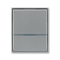 ABB TIME Ovladač 3558E-A00653 36 spínače jednoduchý, s průzorem, ocelová