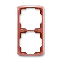 ABB TANGO Rámeček 3901A-B21 R2 dvojnásobný, svislý, vřesová červená