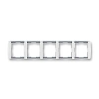 ABB ELEMENT Rámeček 3901E-A00150 04 pětinásobný, vodorovný, bílá/ledová šedá