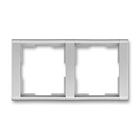 ABB TIME Rámeček 3901F-A00120 08 dvojnásobný, vodorovný, titanová
