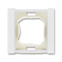 ABB TIME Rámeček 3901F-A00941 B jednonásobný (s těsnicí manžetou), IP44, bílá