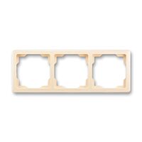ABB SWING Rámeček 3901G-A00030 C1 trojnásobný, pro vodorovnou i svislou montáž, krémová