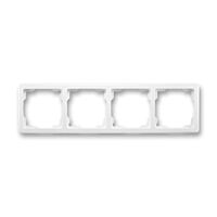 ABB SWING Rámeček 3901G-A00040 B1 čtyřnásobný, pro vodorovnou i svislou montáž, jasně bílá
