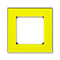 ABB LEVIT Rámeček 3901H-A05010 64 jednonásobný, žlutá/kouřová černá