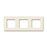 ABB LEVIT Rámeček 3901H-A05030 17 trojnásobný, pro vodorovnou i svislou montáž, slonová kost/bílá