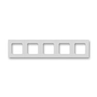ABB LEVIT Rámeček 3901H-A05050 16 pětinásobný, pro vodorovnou i svislou montáž, šedá/bílá
