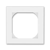 ABB LEVIT Rámeček 3901H-A05510 01 jednonásobný s otvorem 55x55, bílá/ledová bílá