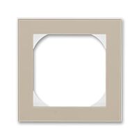 ABB LEVIT Rámeček 3901H-A05510 18 jednonásobný s otvorem 55x55, macchiato/bílá