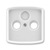 ABB Kryt TANGO 5011A-A00300 S zásuvky anténní s vylamovacím otvorem, šedá