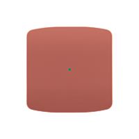 ABB Kryt TANGO 6220A-A01000 R2 1násobný, bez potisku; vřesová červená