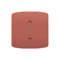 ABB Kryt TANGO 6220A-A01002 R2 1násobný, symbol „žaluzie“; vřesová červená