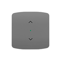 ABB Kryt TANGO 6220A-A01002 S2 1násobný, symbol „žaluzie“; kouřová šedá