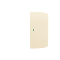 ABB Kryt TANGO 6220A-A02000 C  2násobný levý/pravý, bez potisku; slonová kost