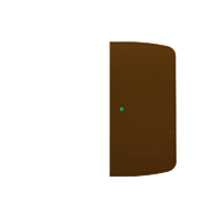 ABB Kryt TANGO 6220A-A02000 H 2násobný levý/pravý, bez potisku; hnědá