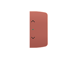 ABB Kryt TANGO 6220A-A02002 R2 2násobný levý/pravý, symbol „žaluzie“; vřesová červená