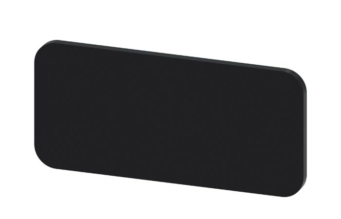 SIEMENS Štítek popisný 12,5 x 27 mm, štítek černý, bez nápisu