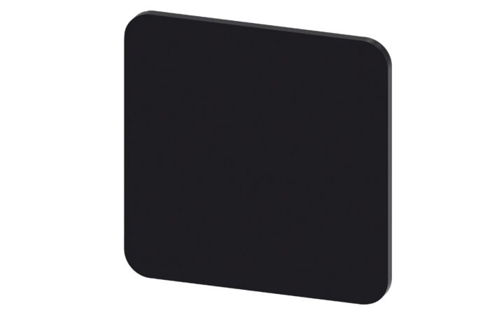 SIEMENS Štítek popisný 22 x 22 mm, štítek černý, bez nápisu